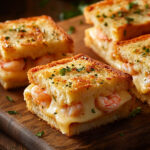 Mini croque-monsieur aux crevettes