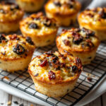 Mini cakes salés tomates séchées et olives