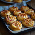 Mini bouchées feuilletées jambon-fromage