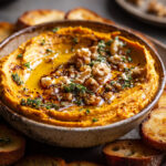 Tartinade de butternut et fromage de chèvre frais