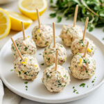 Cake pops au thon, fromage frais et citron