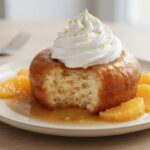 Baba au rhum moelleux, cour saisi et sirop ambré