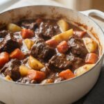 Carbonade flamande traditionnelle à la bière brune