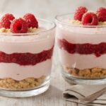 Mousse mascarpone aux framboises