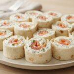 Roulés au saumon fumé et fromage frais