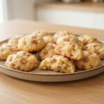 Cookies salés au jambon et fromage