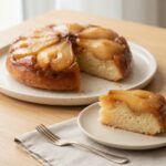 Gâteau renversé aux poires