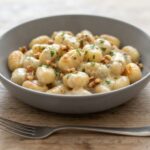 Gnocchis au gorgonzola et noix