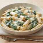 Pâtes aux épinards et gorgonzola