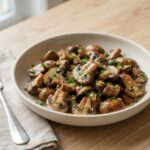 Poêlée de champignons à l’ail persil