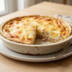 Quiche au jambon et aux œufs durs