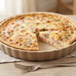 Quiche jambon-champignons