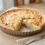 Quiche poireaux-lardons