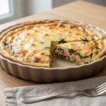 Quiche saumon-épinards