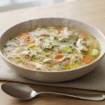Soupe de poulet aux vermicelles