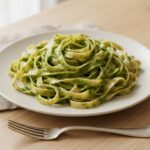 Tagliatelles au pesto de roquette