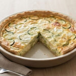 Tarte aux courgettes et chèvre